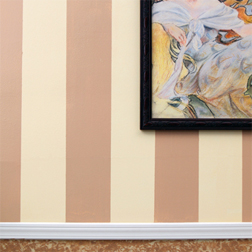 painted stripe effect for walls