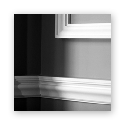 Plaster panel molding and chair rails