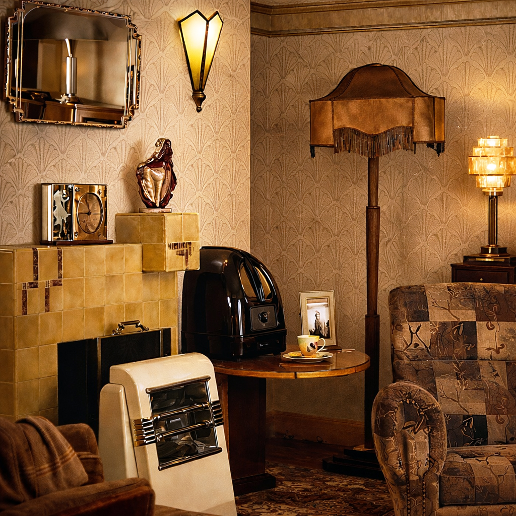 Art Deco furniture and mirrors