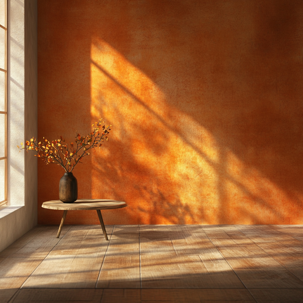 How to apply a Burnt Orange color glaze