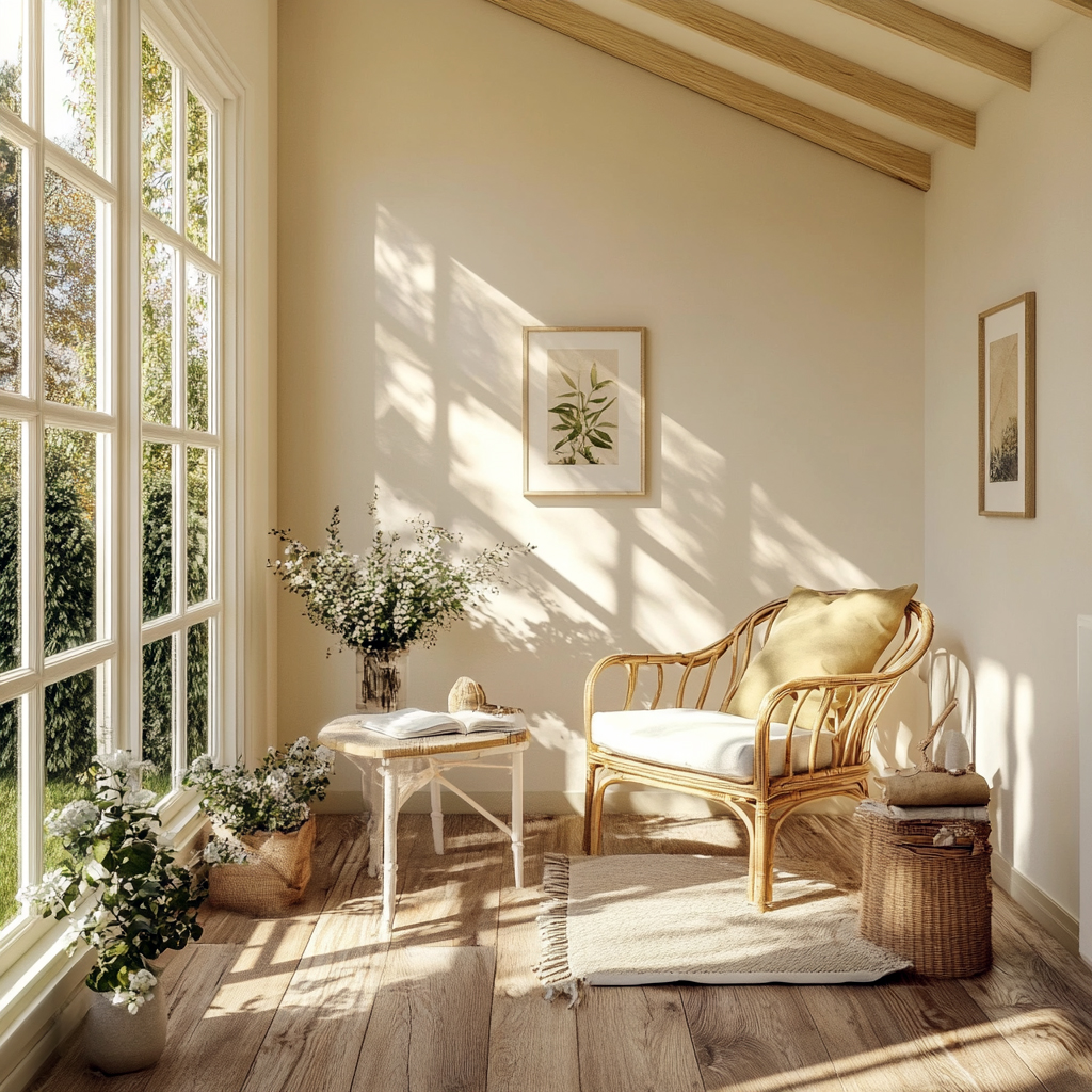How to apply a Cream color glaze