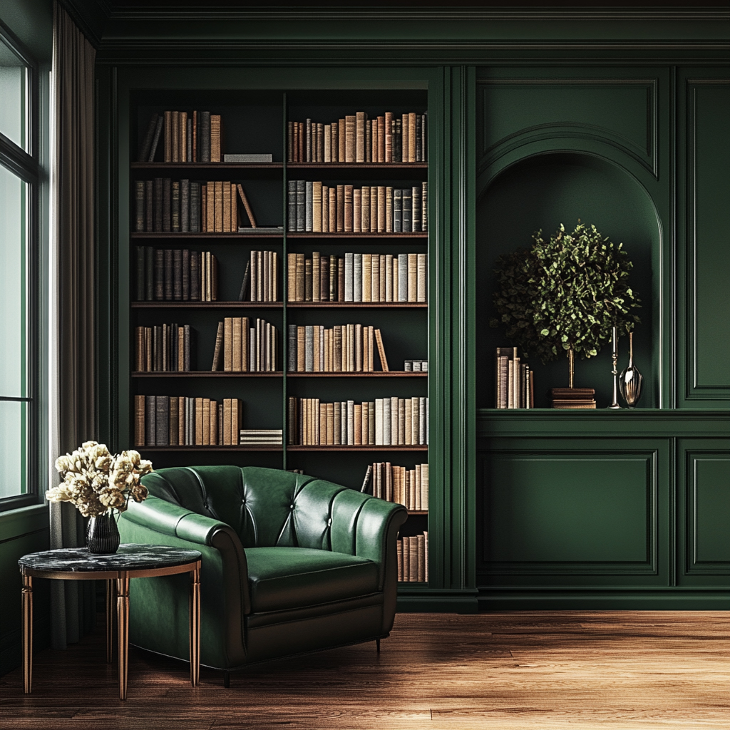 How to apply a Library Green color glaze