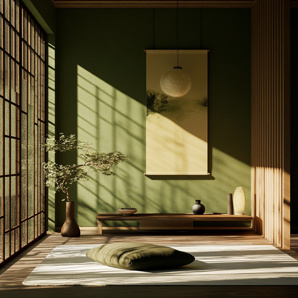 How to apply a Moss Green color glaze