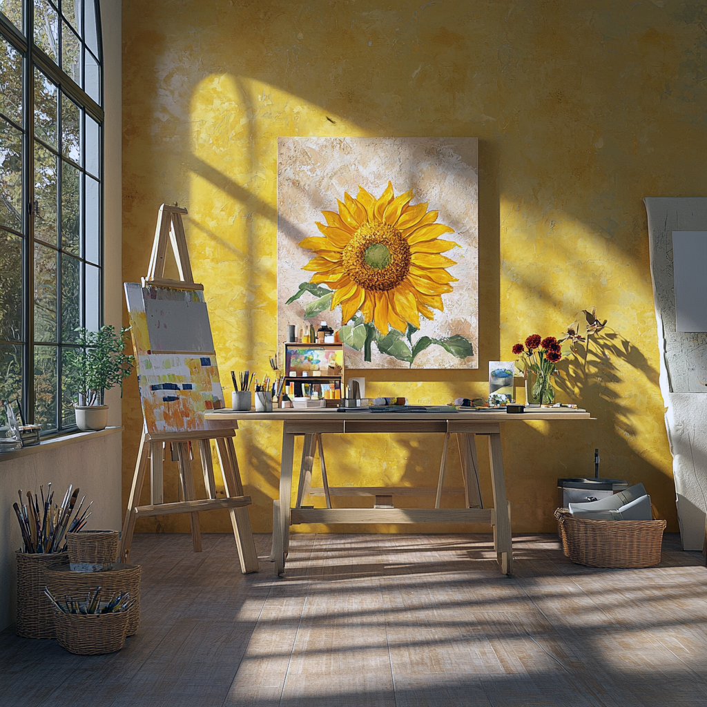 How to apply a Sunflower color glaze