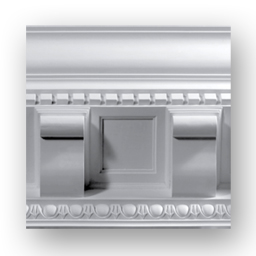 Plaster crown moldings, coves and friezes
