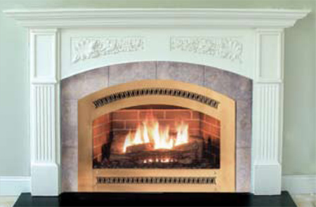 decorative plaster fireplace mantle