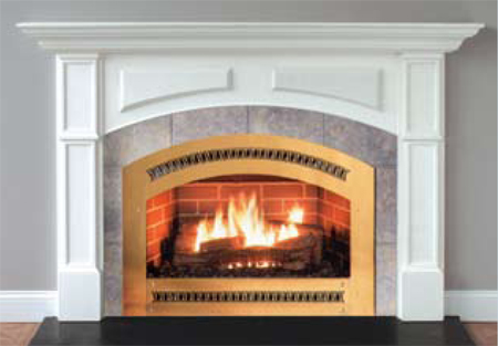 Federal style fireplace mantle