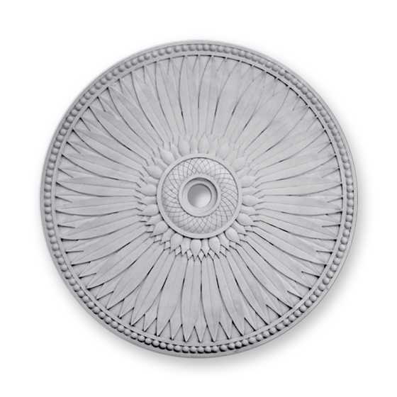 Plaster ceiling medallions, roses and centerpeices. Historic, period and contemporary ornamental plaster