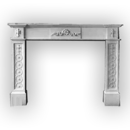 Plaster mantles and fire surrounds