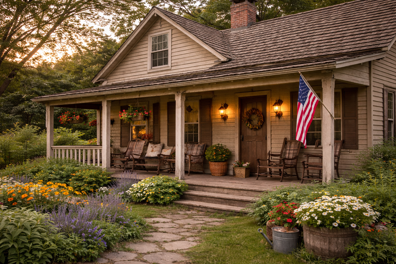 American Country Style Interiors Cozy Comfortable Inviting ArtSparx