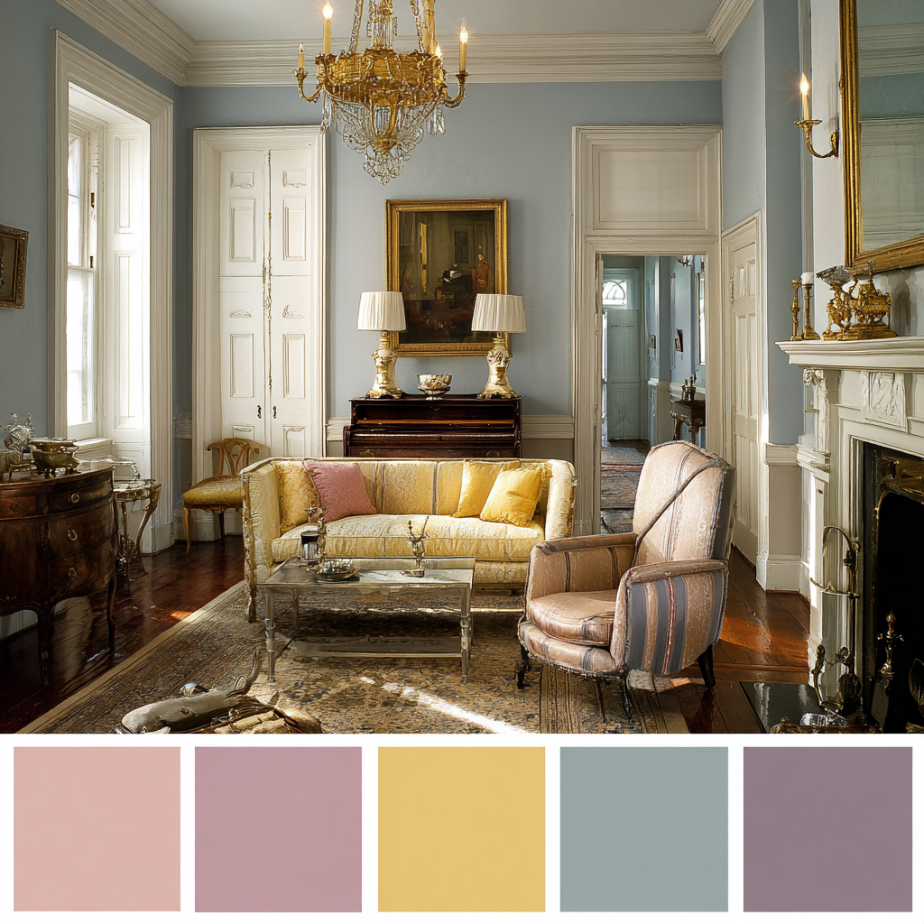 Federal Style furnishings - Chippendale, Hepplewhite, and Sheraton