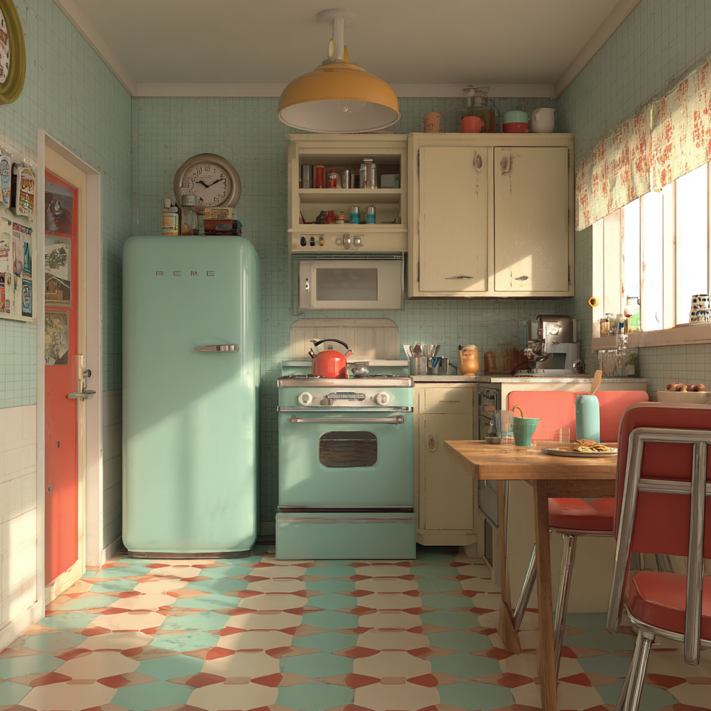 Fifties style kitchen