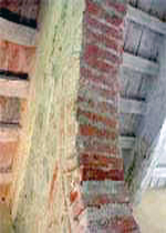 Rustic French Style ceiling beams