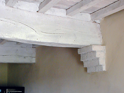 Tuscan Style ceiling beams